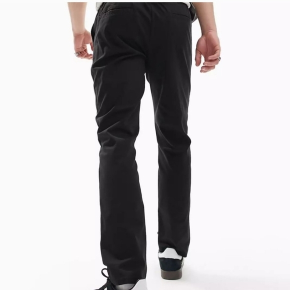 ASOS DESIGN slim chinos with elastic waist in black size M. New in package - Picture 2 of 5